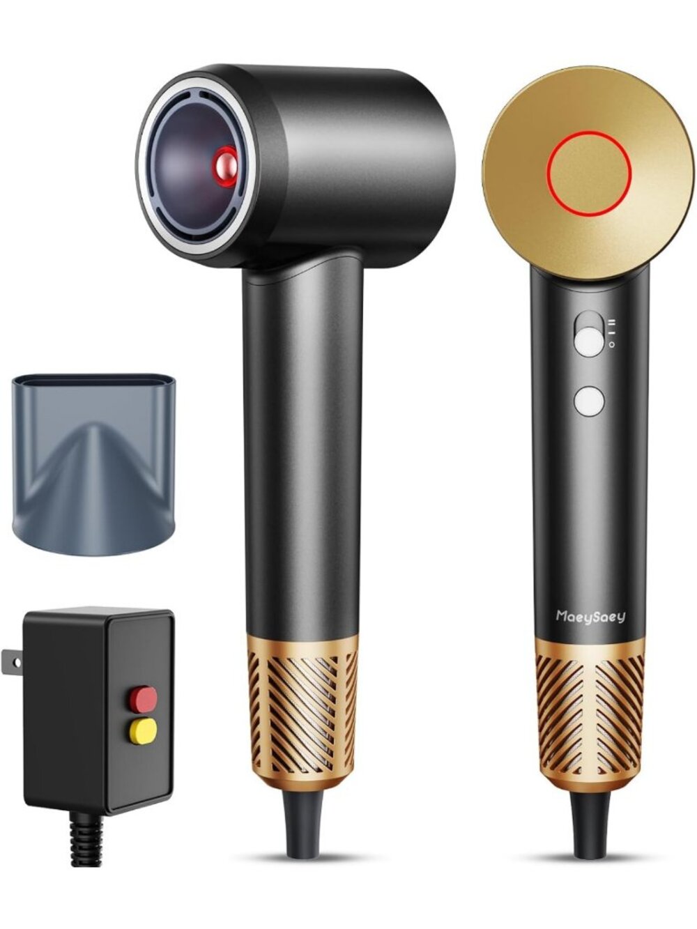Professional Infrared Hair Dryer - Low Noise, Fast Drying, Frizz Control